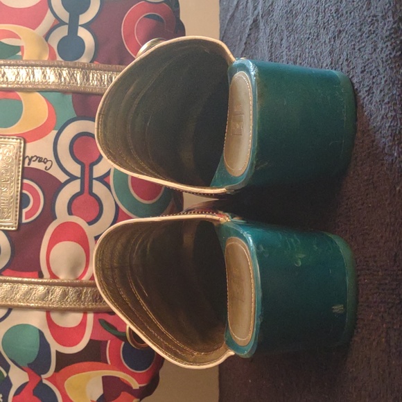 Coach Poppy Bag/ Coach Jessi Clogs Bundle - Picture 7 of 13